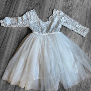 Toddler White Dress
